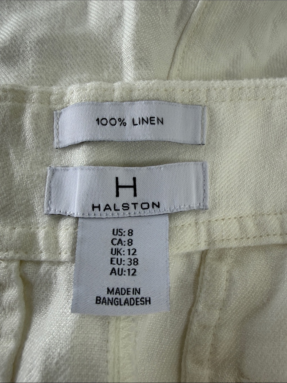 Halston 100% Linen Pant - Picture 3 of 3